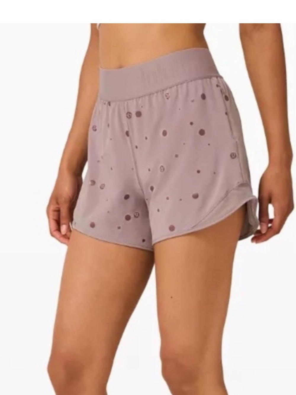 Lululemon hotty hot logo shorts